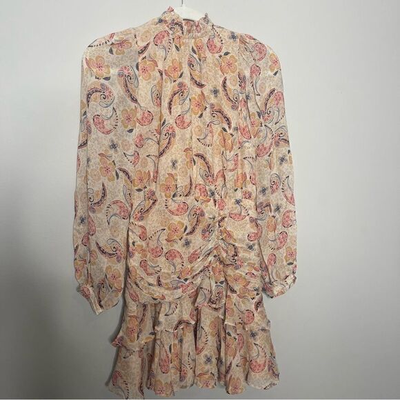 YUMI Kim New Teyona Mini Dress in Country Paisley Sand XS - Picture 9 of 9